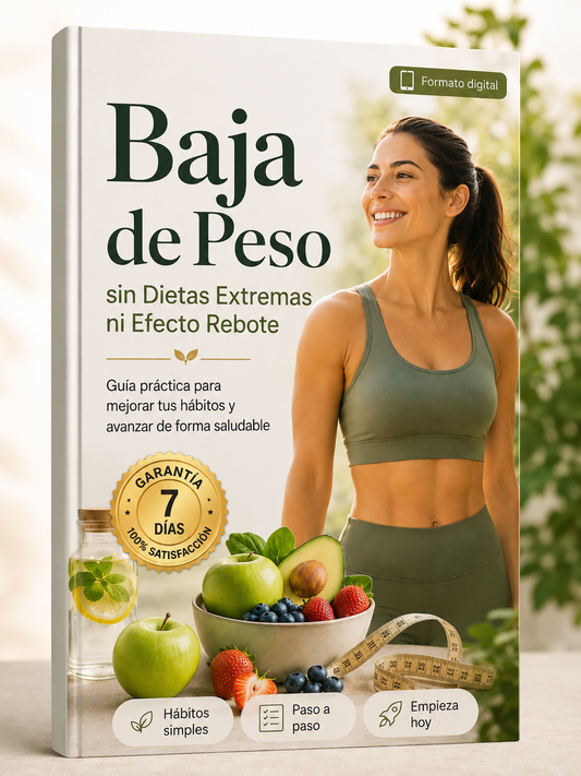 Portada del ebook Baja de Peso sin Dietas Extremas ni Efecto Rebote - Peso Ideal Hoy